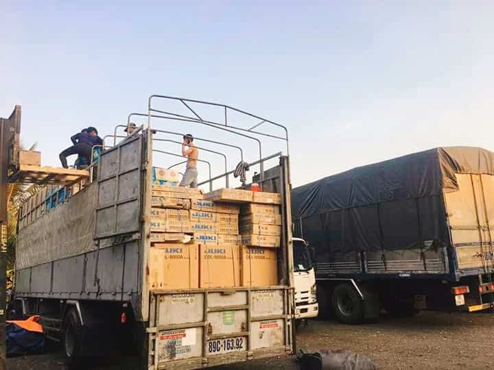 Vận chuyển hàng hóa theo trọng lượng