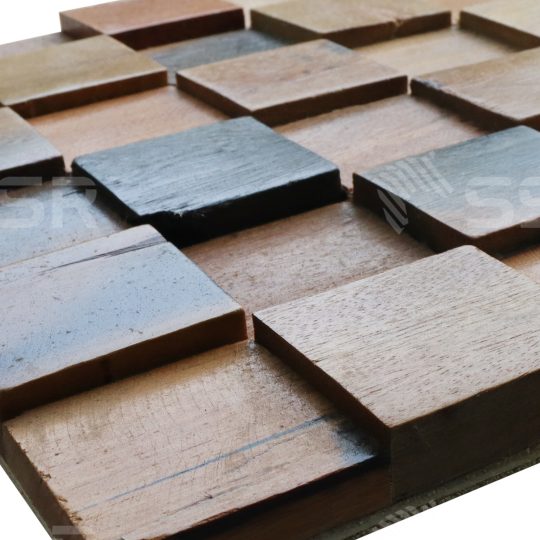 Ván gỗ ốp tường Mosaic 3D