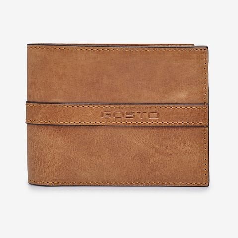 Ví da nam thật Gosto GBPM00100VDB