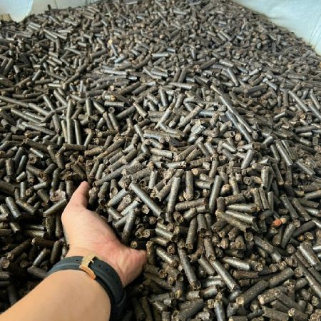 Viên nén bã điều 8mm