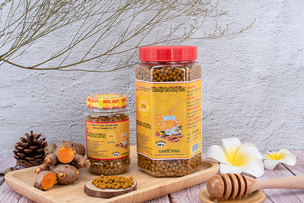 Viên mật ong nghệ vàng