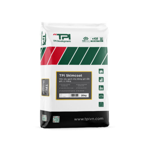 Vữa tô nhẵn mịn cho bề mặt tường và trần TPI Skimcoat