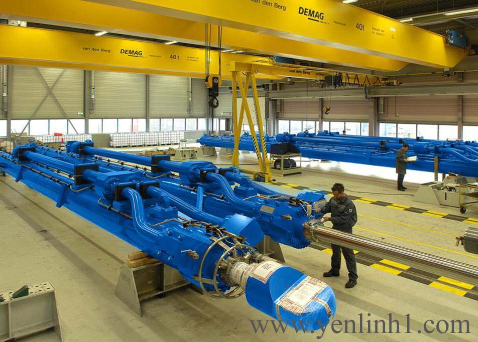 Xi lanh thủy lực cửa van cung