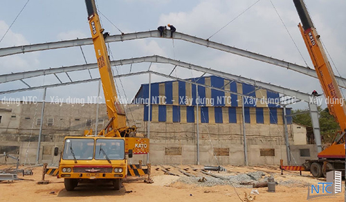 Thi công xây dựng nhà xưởng, nhà công nghiệp