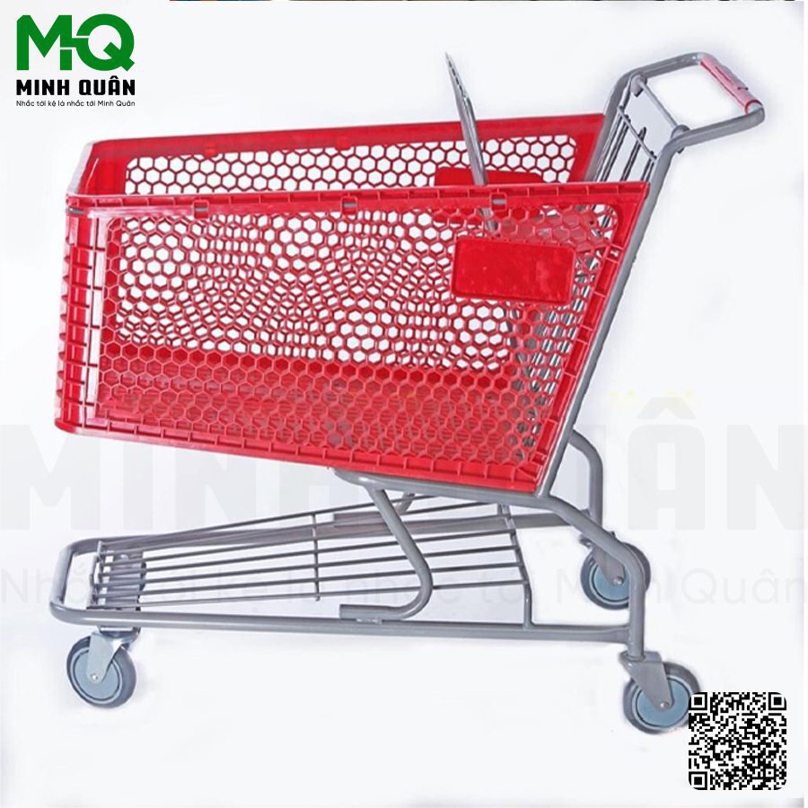 Xe đẩy siêu thị 80L Minh Quân