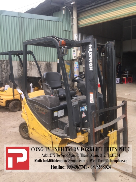 Xe nâng điện Komatsu 1.5 tấn