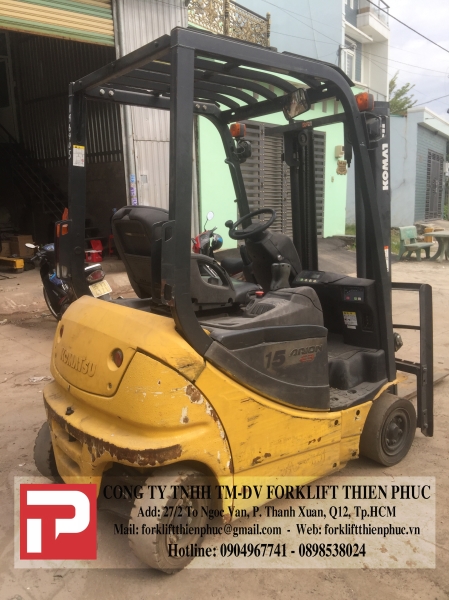 Xe nâng điện Komatsu 1.5 tấn