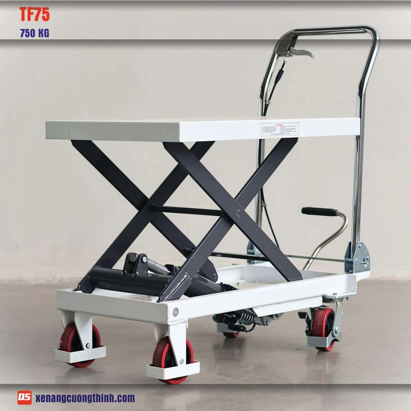 Xe nâng mặt bàn 750Kg