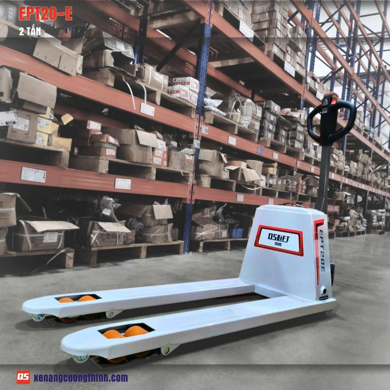 Xe nâng tay điện mini 2 tấn Lithium