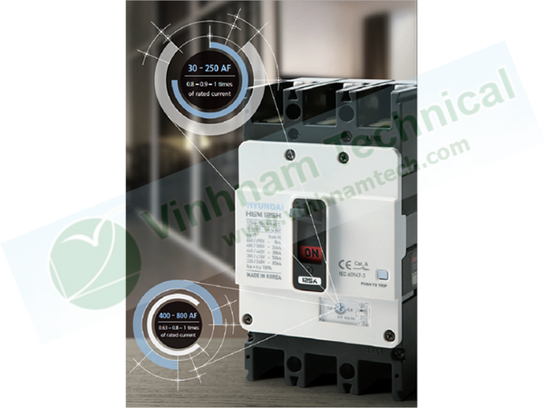 Aptomat 2P chỉnh dòng nhiệt