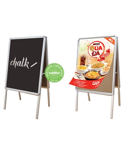 Bảng menu đứng 2 mặt