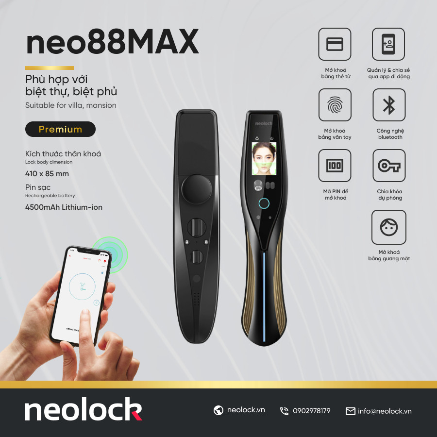 Hệ thống khóa cửa Neolock