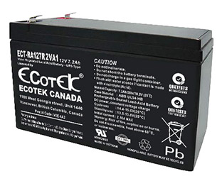 Ắc quy Ecotek ECT-RA127R2VA1 12V7.2AH