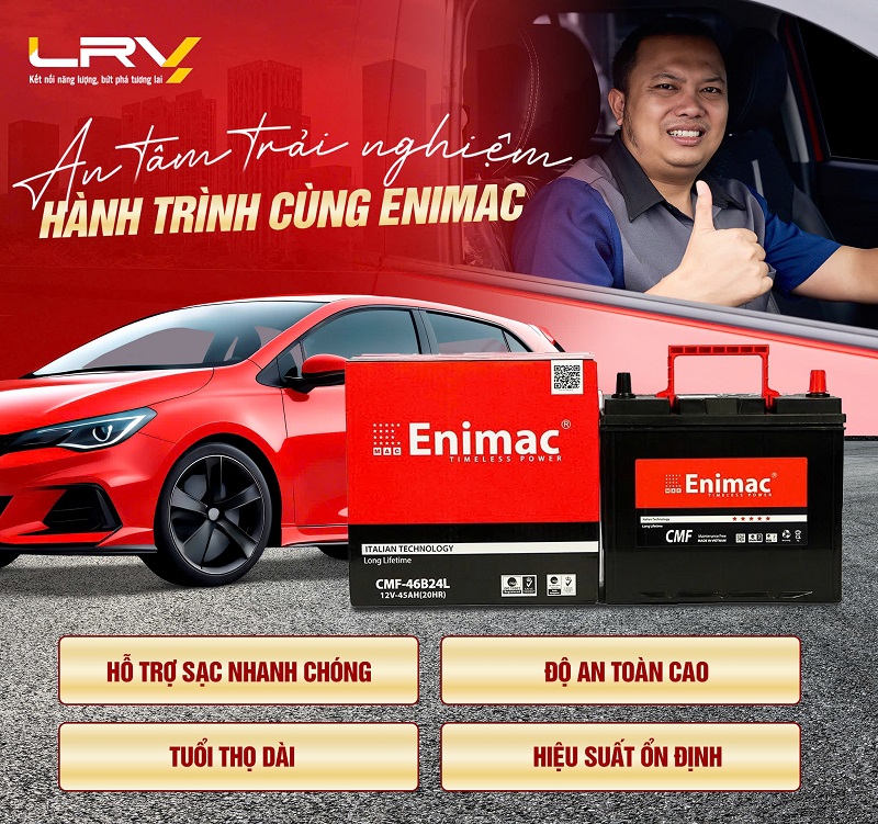 ắc quy Enimac