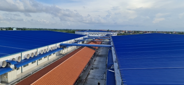 Hệ thống làm mát quạt hút công nghiệp