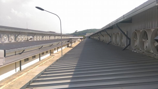Làm mát nhà xưởng quạt composite