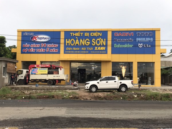 Bảng hiệu Alu ngoài trời