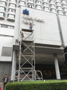 Thi công mặt dựng Aluminium