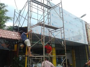 Thi công mặt dựng Aluminium
