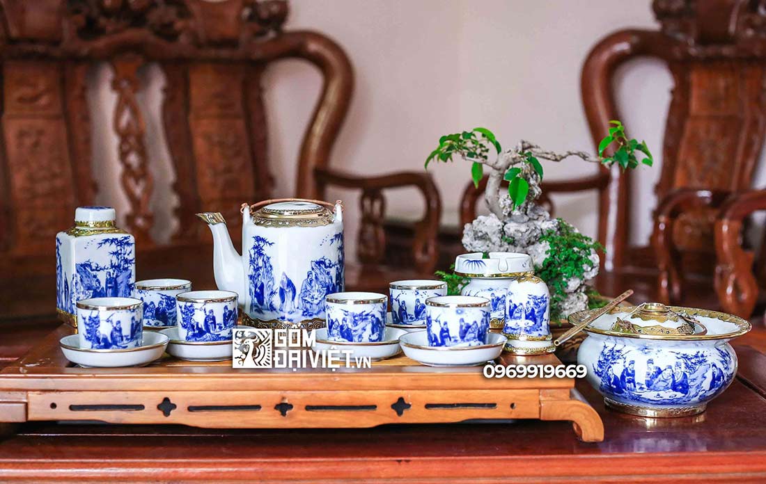 ấm chén giả cổ