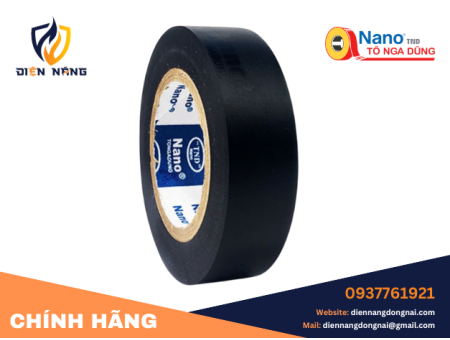 Băng keo điện Nano cuộn đen dài 30 yards