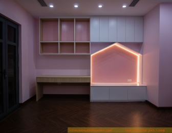 Thi công đèn Led định hình nội thất nhà Anh Tuấn