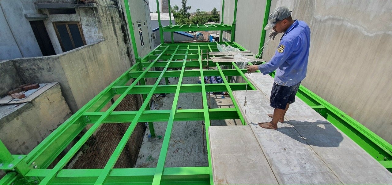 Hình ảnh thi công bê tông xốp