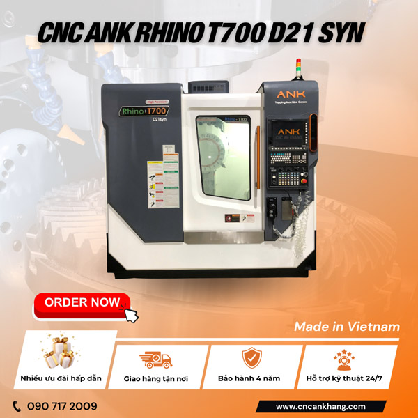 Máy Phay CNC ANK RHINO T700 D21SYN