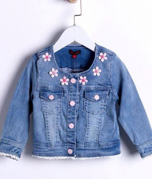 áo khoác jeans cho bé gái