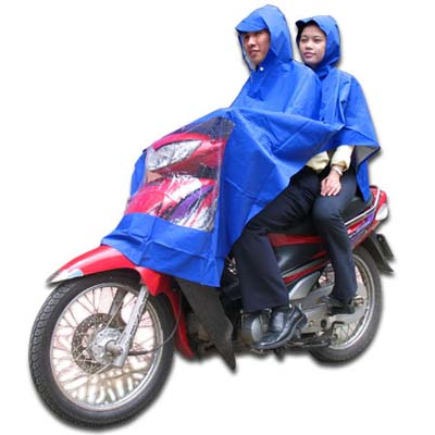Áo mưa 2 đầu