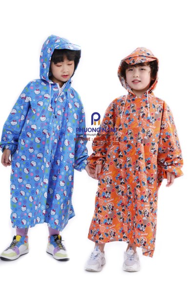 Áo mưa dây kéo trẻ em