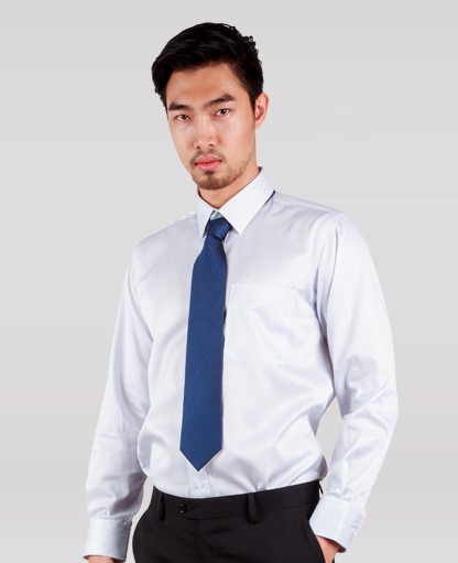 Áo sơ mi nam classic dài tay sọc xanh