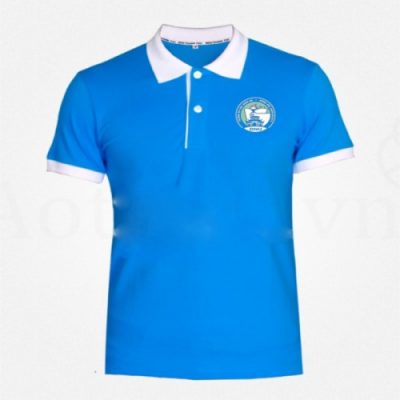May áo thun cổ trụ nam