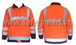 áo khoác 3 lớp phản quang phối màu