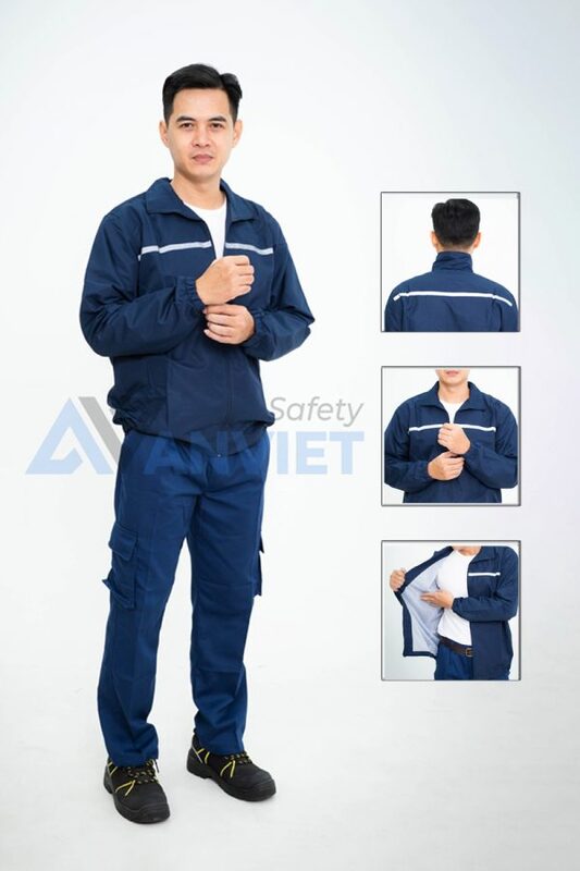 Áo khoác bảo hộ vải gió lót lưới AV54