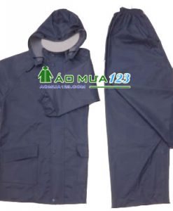 Áo mưa bộ vải dù các màu