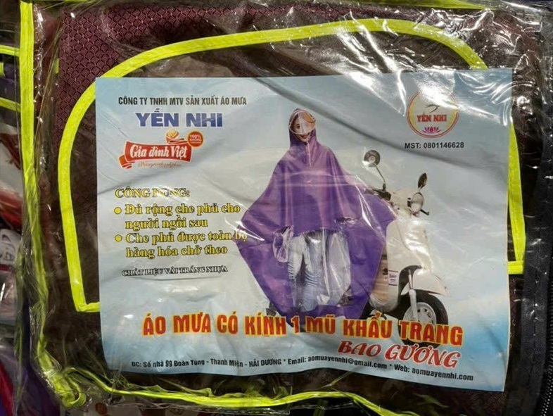 Áo mưa các loại