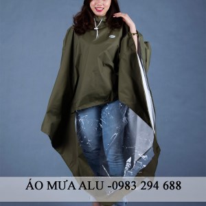 Áo mưa cánh dơi in logo quảng cáo công ty