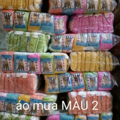 Áo mưa màu