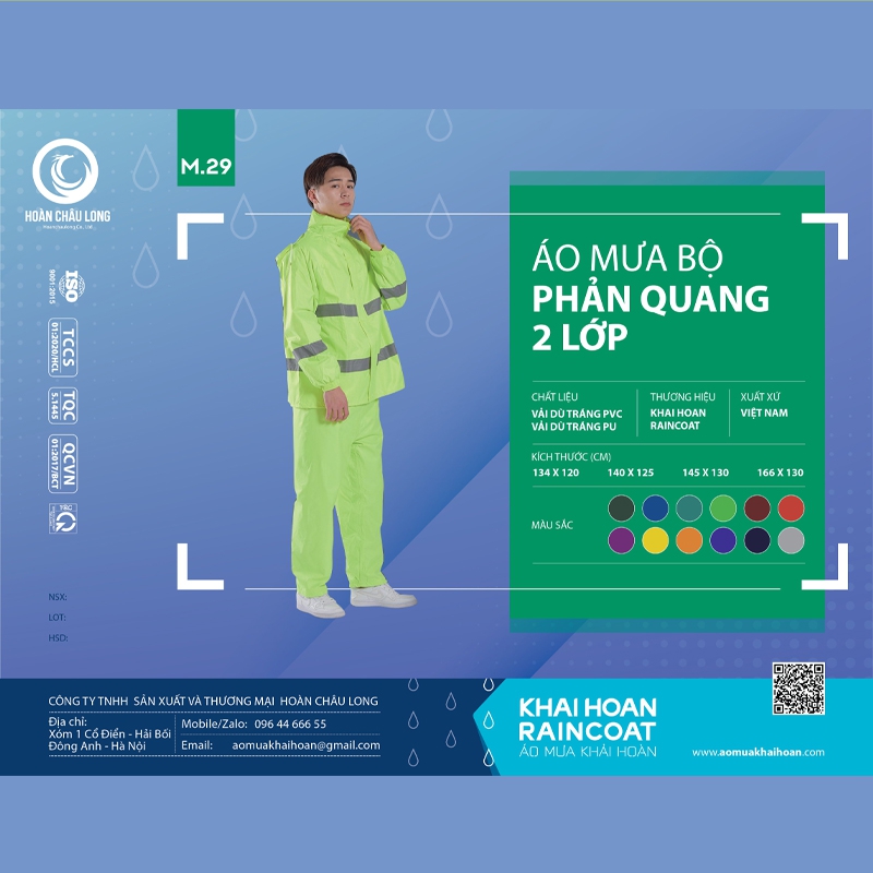 Áo mưa phản quang