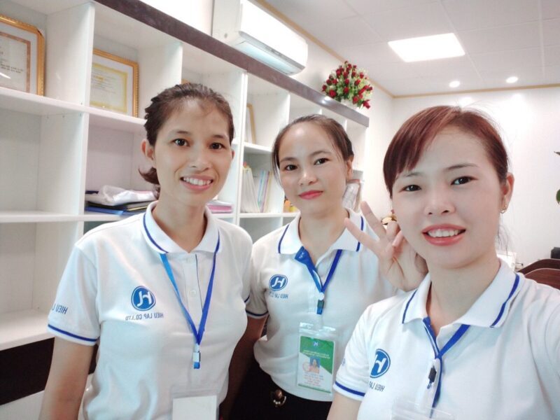 Áo phông đồng phục công ty may Hiếu Lập