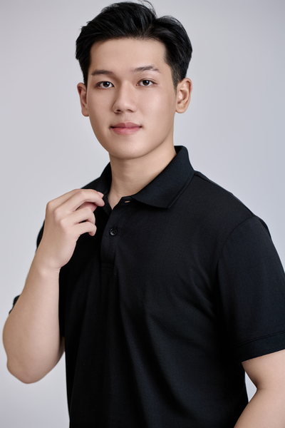 Áo polo unisex màu đen