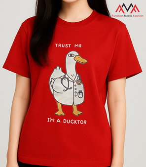 Áo thun unisex màu đỏ