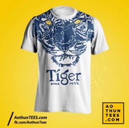 Áo thun đồng phục bia Tiger