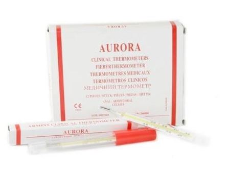 Nhiệt kế thủy ngân AURORA