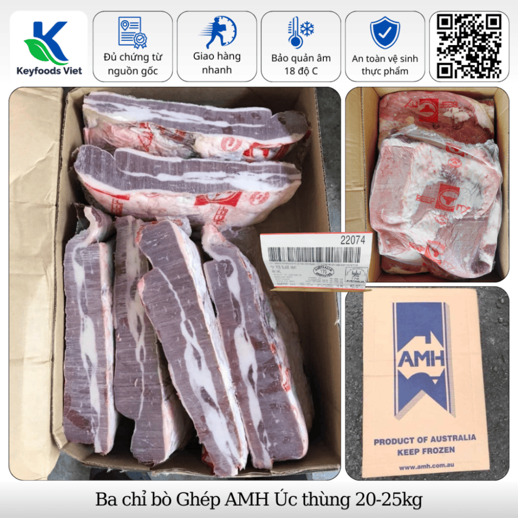 Ba chỉ bò Ghép AMH