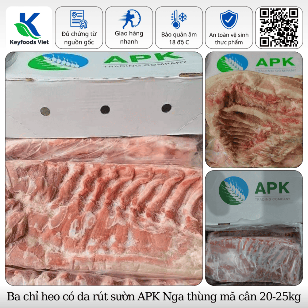 Ba chỉ heo có da rút sườn APK