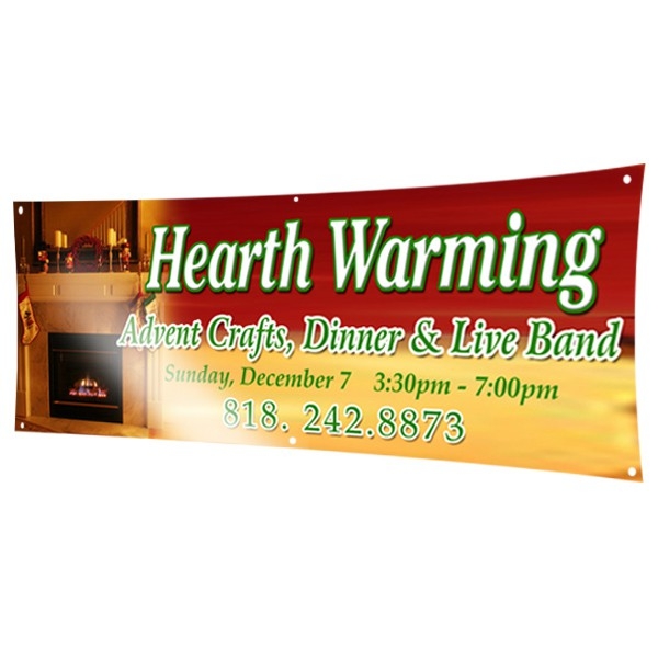 In banner
