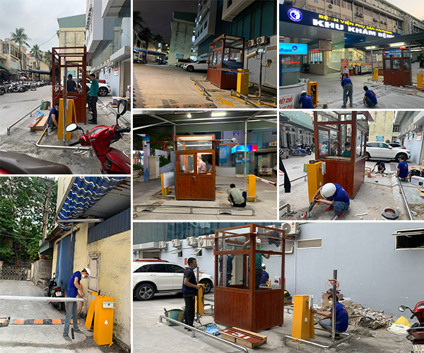 Bãi đỗ xe thông minh tại bệnh viện phụ sản Hải Phòng
