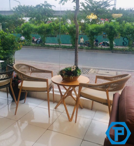 Bàn ghế mây nhựa